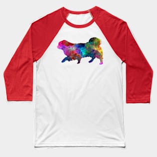 Tibetan Spaniel in watercolor Baseball T-Shirt